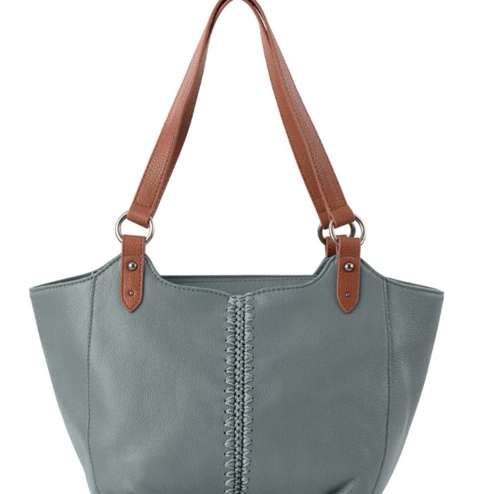 The Sak Bolinas Meadow Leather Satchel Shoulder Bag, MSRP $249